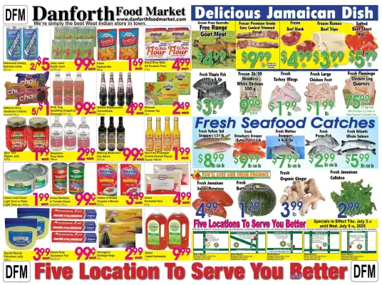Danforth Food Market flyer (valid until 10-07)