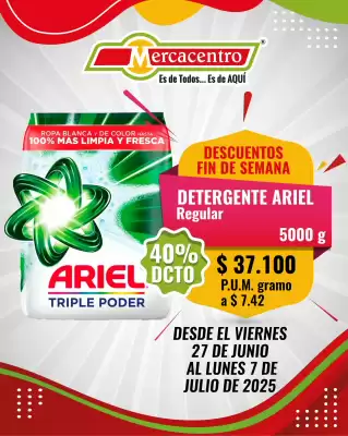 Catálogo MercaCentro (válido hasta 7-07)