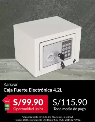 Catálogo Sodimac (válido hasta 10-07)