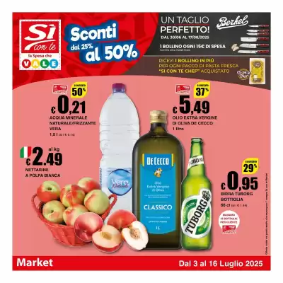 Volantino Sì con te Market (valido fino al 16-07)