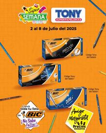 Catálogo Tony Super Papelerías semana 27 Página 1