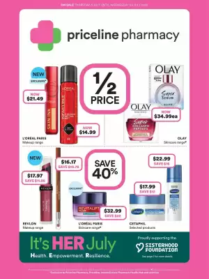 Priceline catalogue (valid until 27-07)