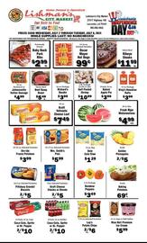 Lishman's City Market Weekly Ad week 27 Page 1