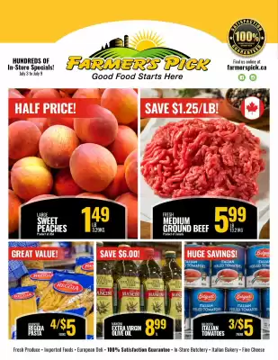 Farmer's Pick flyer (valid until 9-07)