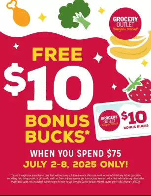 Grocery Outlet Weekly Ad (valid until 8-07)