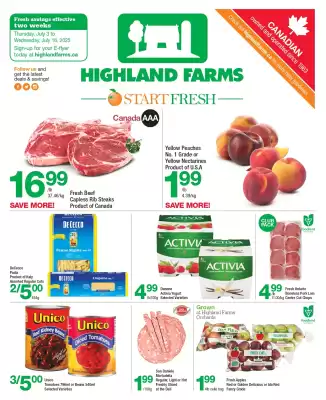 Highland Farms flyer (valid until 16-07)