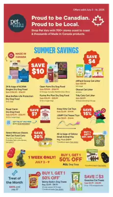 Petvalu flyer (valid until 10-07)