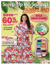 Fabricland flyer week 27 Page 1