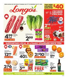 Longo's flyer week 27 Page 1