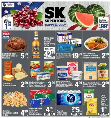 Super King Markets Weekly Ad (valid until 8-07)