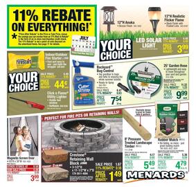 Menards Weekly Ad week 28 Page 1