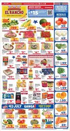 Supermercado El Rancho Weekly Ad week 27 Page 1