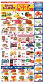 Supermercado El Rancho Weekly Ad week 27 Page 1