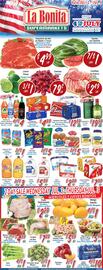 La Bonita Supermarkets Weekly Ad week 27 Page 1