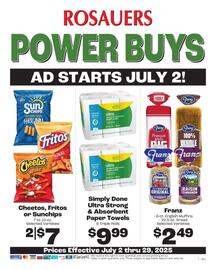Rosauers Weekly Ad Page 1