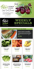 Pete's Fine Foods flyer week 27 Page 1