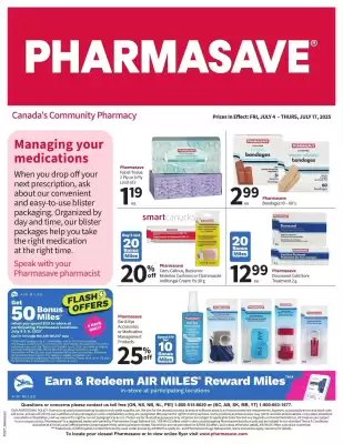 Pharmasave flyer (valid until 9-07)