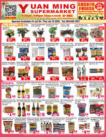 Yuan Ming Supermarket flyer week 27 Page 1