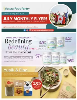 Natural Food Pantry flyer (valid until 9-07)