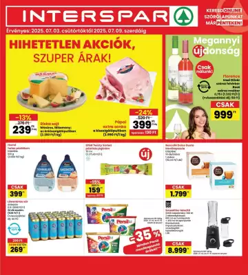Interspar akciós újság
