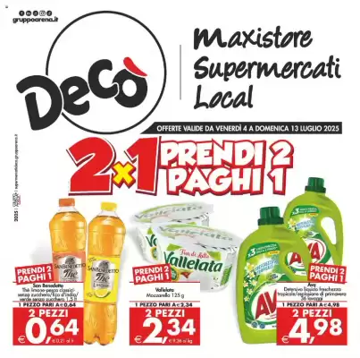 Volantino Deco Supermercati (valido fino al 13-07)