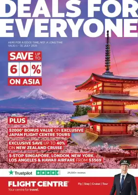 Flight Centre catalogue (valid until 31-07)