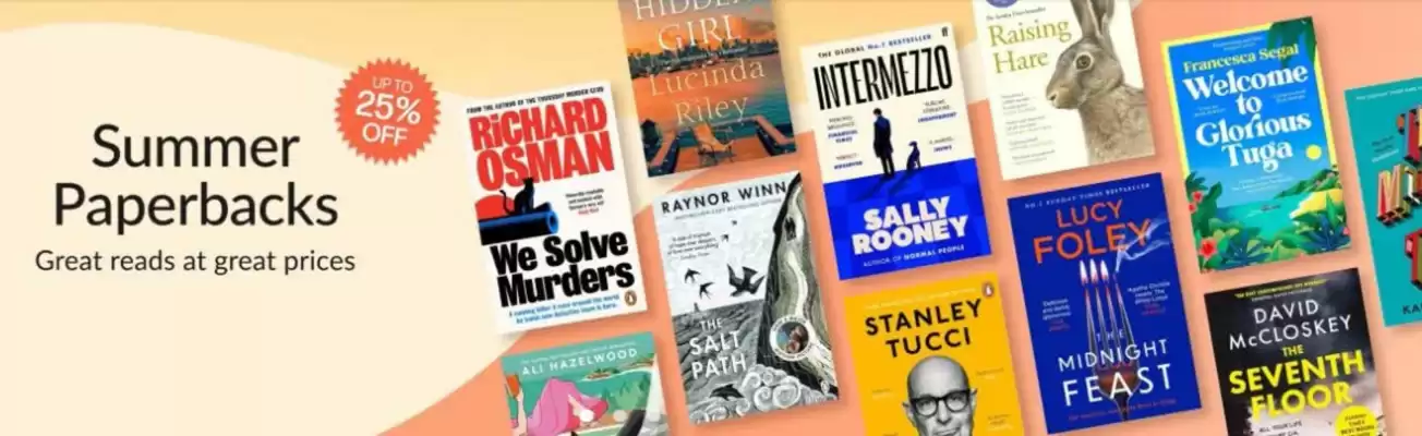 Waterstones Booksellers leaflet (valid until 20-07)