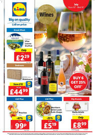 Lidl leaflet week 28 Page 1