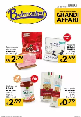 Volantino Belmarket (valido fino al 16-07)