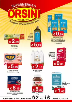 Volantino Orsini Market (valido fino al 15-07)