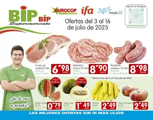 Folleto Supermercados Bip Bip (válido hasta el 16-07)