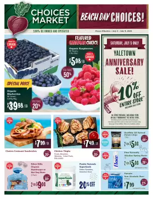 Choices Market flyer (valid until 9-07)