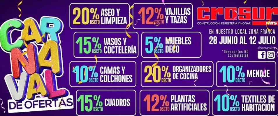 Catálogo Crosur (válido hasta 12-07)