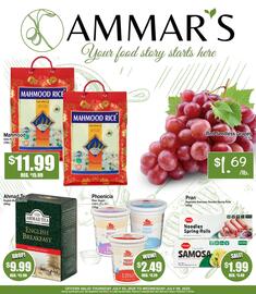 Ammar's Halal Meats flyer week 27 Page 1