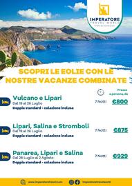 Volantino Imperatore Viaggi Pagina 1
