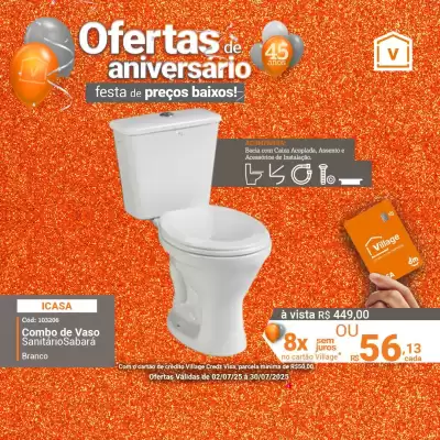 Catálogo Village Home Center (válido até 30-07)