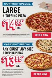 Domino's Pizza flyer Page 2