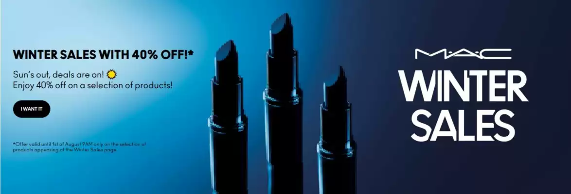 MAC Cosmetics catalogue (valid until 1-08)