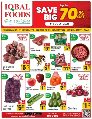 Iqbal Foods flyer (valid until 9-07)