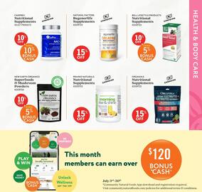 Community Natural Foods flyer Page 2