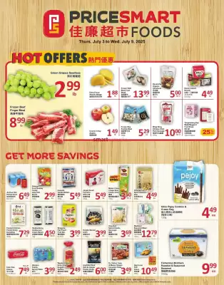 PriceSmart foods flyer (valid until 9-07)