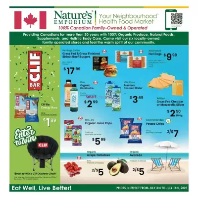 Nature's Emporium flyer (valid until 9-07)