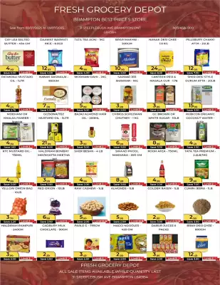 Fresh Grocery Depot flyer (valid until 9-07)