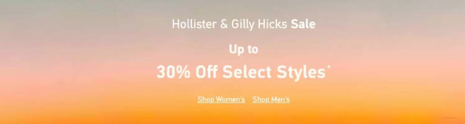 Folleto Hollister (válido hasta el 31-07)