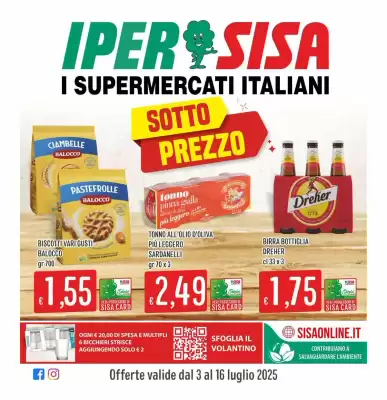 Volantino IperSisa (valido fino al 16-07)