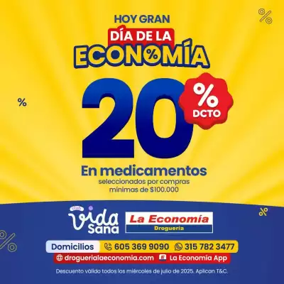 Catálogo Droguería la Economía (válido hasta 31-07)