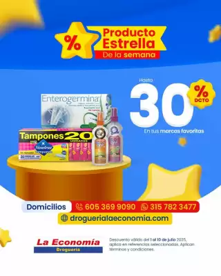 Catálogo Droguería la Economía (válido hasta 10-07)