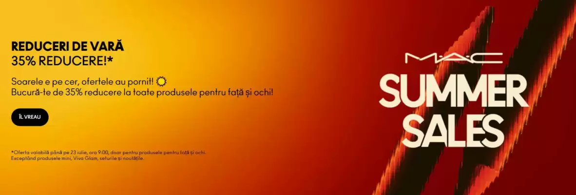 Catalog MAC Cosmetics (valid până la 23-07)