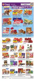Giant Food Weekly Ad week 27 Page 1