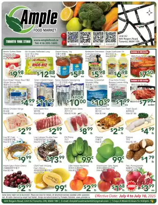 Ample Food Market flyer (valid until 10-07)